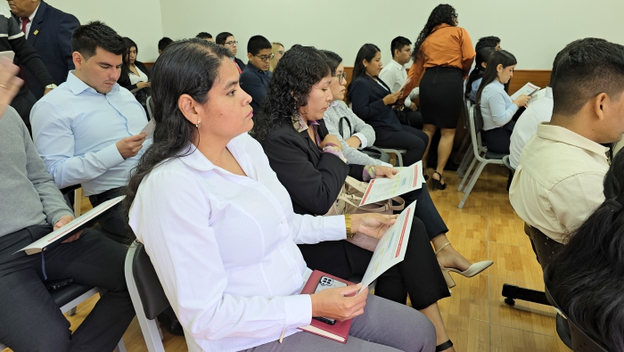 Realizan inducción a personal jurisdiccional y administrativo de la Unidad de Flagrancia de Piura