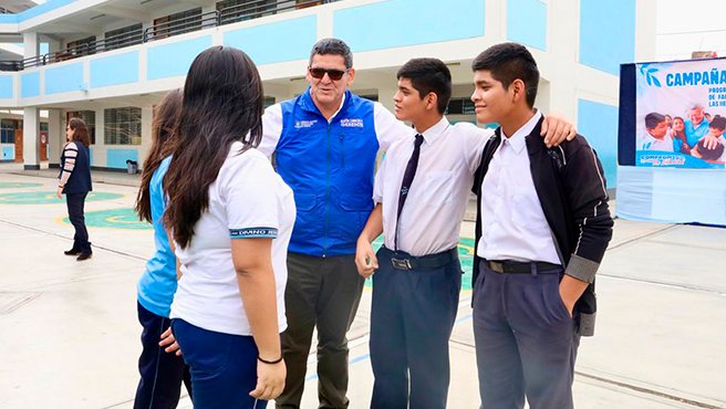 Más de 200 estudiantes recibieron soporte socioemocional en el distrito de La Esperanza.