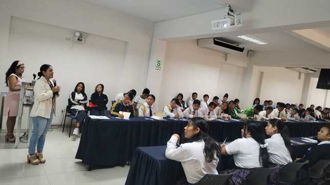 Gobierno Regional educa a escolares sobre grave delito de trata de personas y sus modos de captación en la región