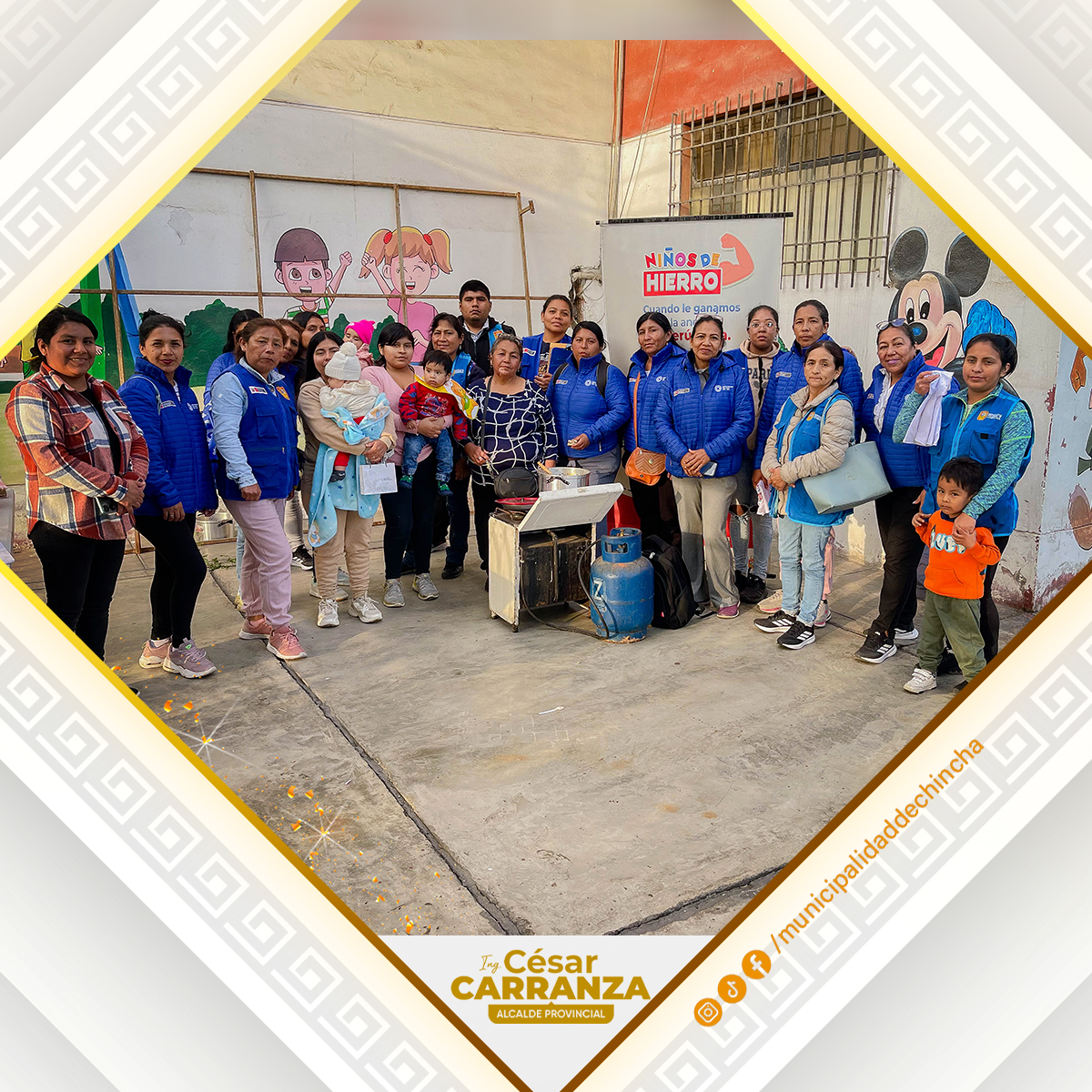 📌La Municipalidad Provincial de Chincha, a través del compromiso 1 “Mejoramiento del Estado Nutricional de niños de 3 a 12 meses “, esta realizando sesiones demostrativas de preparación de alimentos ricos en hierro, dirigido a madres gestantes y madres con niños menores de 1 año, con el objetivo de prevenir la anemia en nuestros menores hijos.