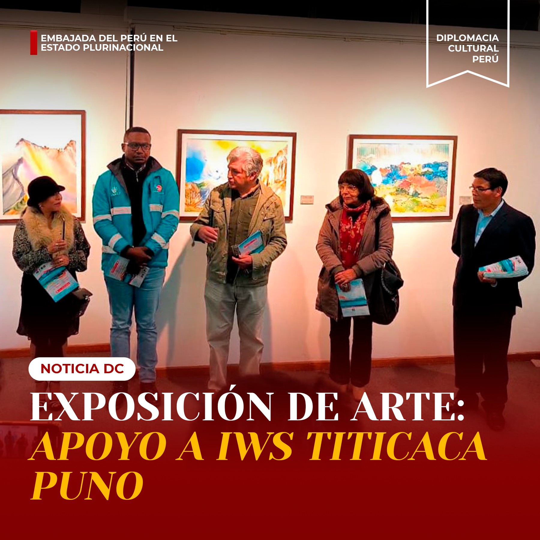 Inauguración de las exposiciones