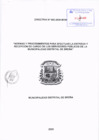 Vista preliminar de documento Directiva N° 002-2020-ALC-MDB Directiva de Normas y procedimientos para efectuar la entrega y recepción de cargo de los servidores públicos