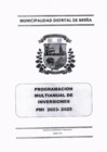 Vista preliminar de documento Programa Multianual de Inversiones 2023 - 2025