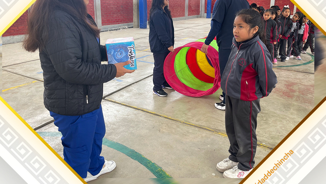 🤝✨Desde la Demuna de Chincha realizamos sesiones en la I.E San Agustín mediante la estrategia juguemos, hoy desarrollamos, actividades lúdicas que busca enseñarles juegos sanos a nuestros menores donde, necesitamos construir y mantener la paz en todos los ámbitos, en las escuelas, en las casas, en el trabajo. Debemos respetar a las niñas y niños, ellos son sujetos de derechos a quienes hay que inculcarles que son valiosos y que nadie tiene porque hacerlos sentir menos ni tocar sus cuerpos.