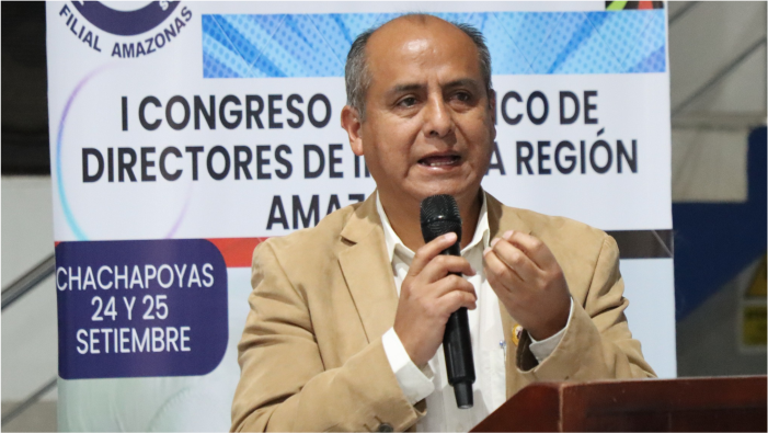 El Director Regional de Educación Amazonas Participa en el I Congreso Académico de Directores de II.EE.- 2024