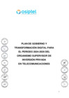 Vista preliminar de documento Plan de Gobierno y Transformación Digital para el periodo 2024-2026