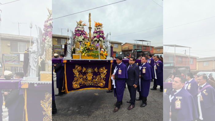 Comunidad peruana en Santiago celebra con fervor al Señor de los Milagros