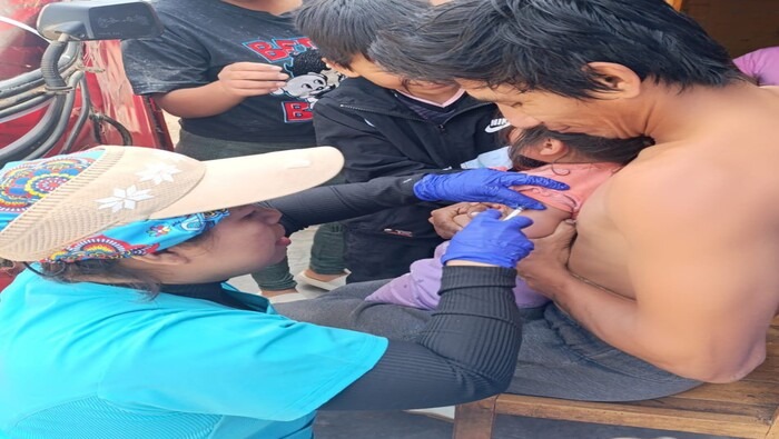 vacunación de niños