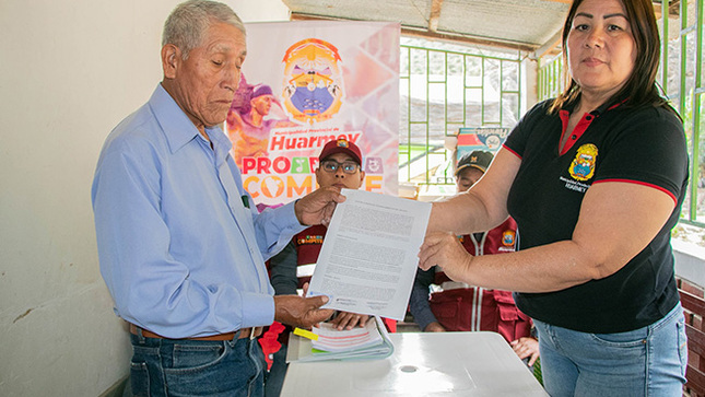  Agentes Económicos Organizados (AEOS) del distrito de Malvas recibieron al equipo técnico de Procompite 2024