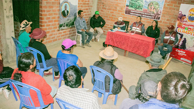 Mas agricultores de Malvas inician la ejecución de su plan de negocio por intermedio del Procompite 2024-1