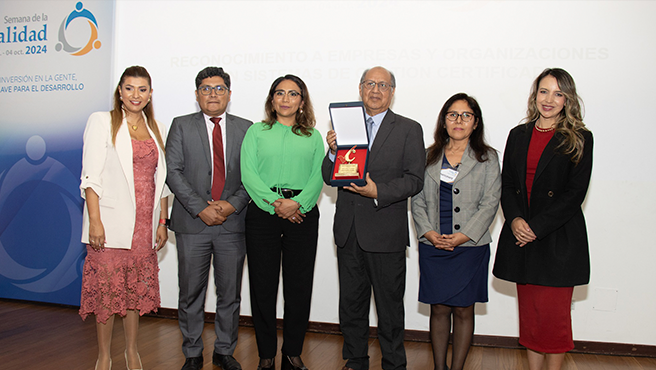 El AGN recibe galardón por su certificación ISO 9001:2015