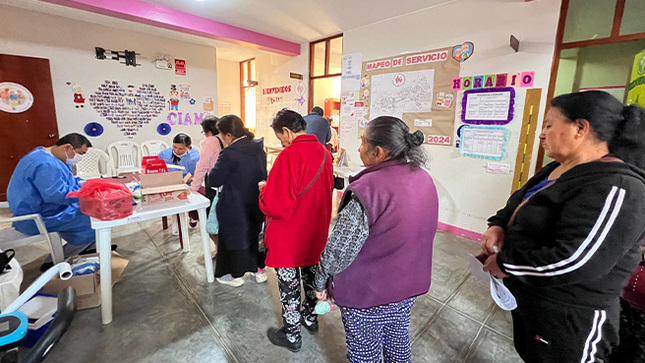 Municipalidad realiza tamizaje cáncer a los adultos mayores del CIAM