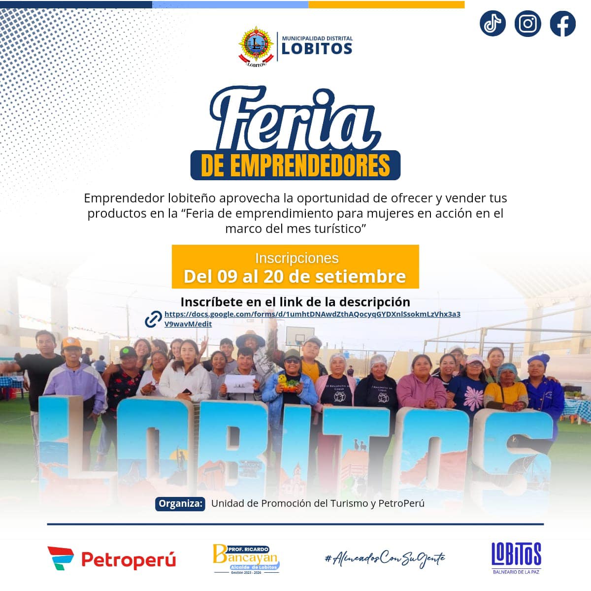 ¡Celebremos la semana turística con la Feria de Emprendedores!