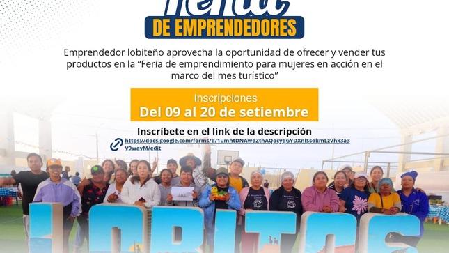 ¡Celebremos la semana turística con la Feria de Emprendedores!