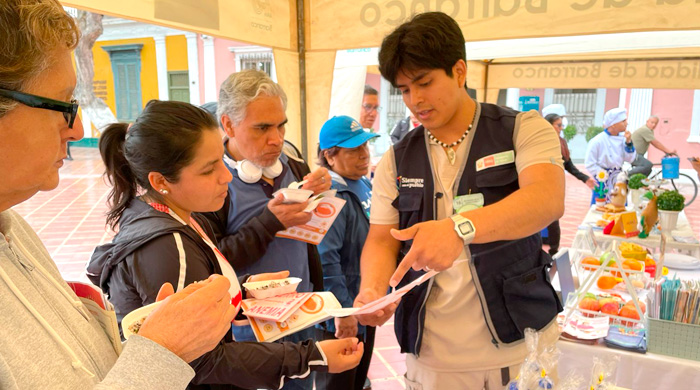 Cientos de personas participaron en campañas de alimentación saludable en Lima Sur