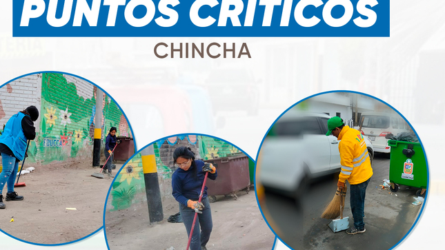 📌La Municipalidad provincial de Chincha, mediante la Gerencia Residuos Sólidos, vienen realizando la erradicación de puntos críticos en la provincia.
En esta oportunidad se realizó la limpieza en distintos puntos de la provincia, quedando completamente limpio junto a los contenedores para que los vecinos tengan este sector más limpio y disminuir la acumulación de residuos sólidos en la calle.
Por ello se le hace el llamado a la población a mantener y cuidar estos espacios recuperados, brindando un ambiente más limpio.