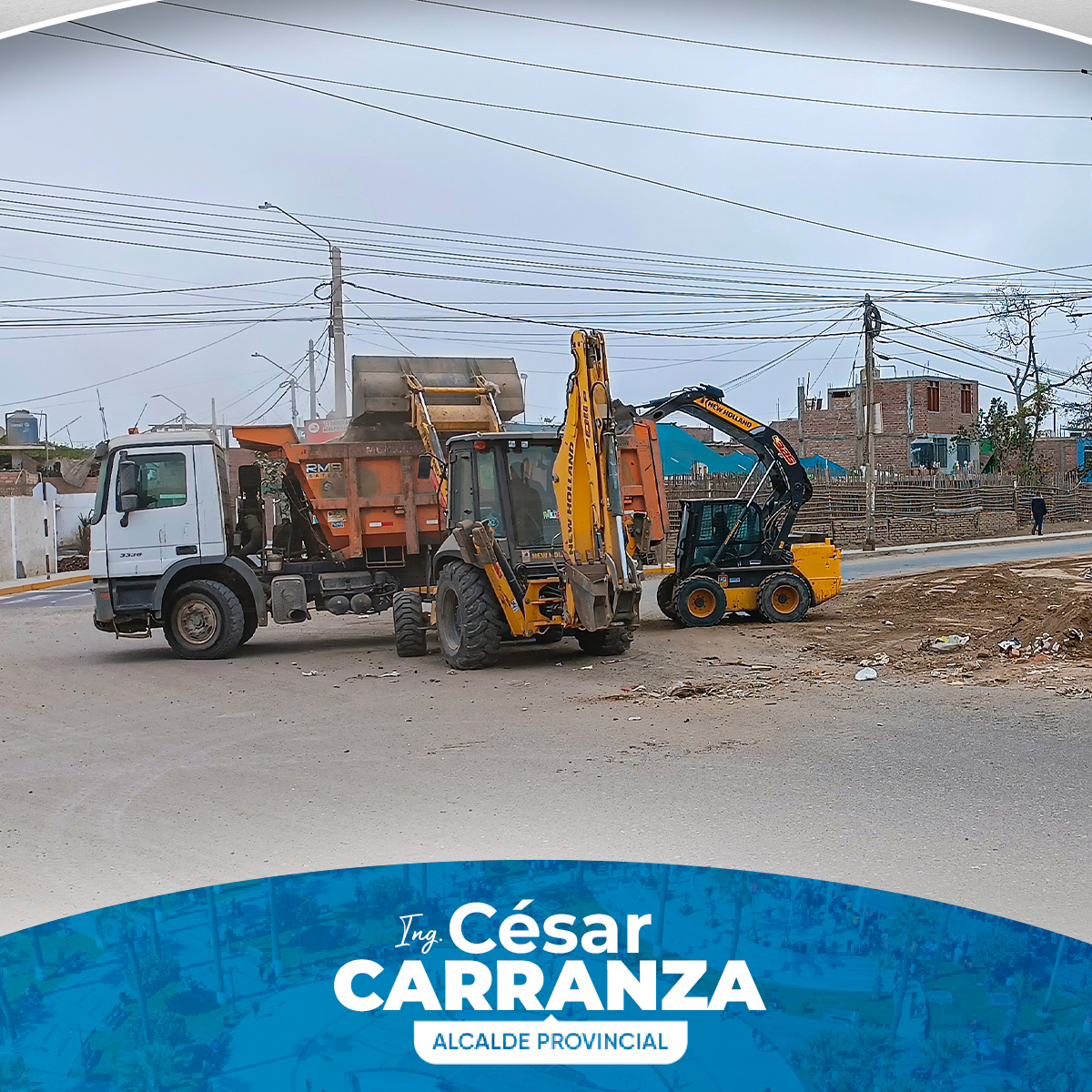🔰Con apoyo de maquinarias municipales, el área de limpieza pública de la Municipalidad de chincha, realizaron el recojo de escombros y residuos que se encontraban como foco infeccioso en la av. Santo Tomas, obstruyendo el pase vehicular y peatonal, dando así un mal aspecto en el sector.
Se pide a todos los distritos en unir fuerzas para así erradicar puntos críticos en toda nuestra ciudad y también a los vecinos en contribuir con la limpieza, para mejorar el ornato de nuestro Provincia.