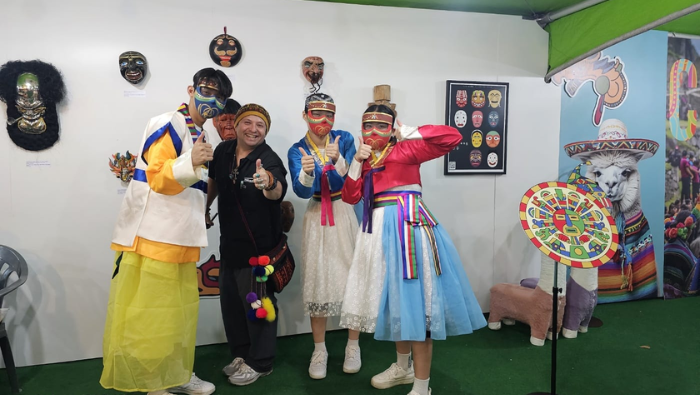 Corea: celebran la culturan peruana en el Festival Internacional de Máscaras de Andong