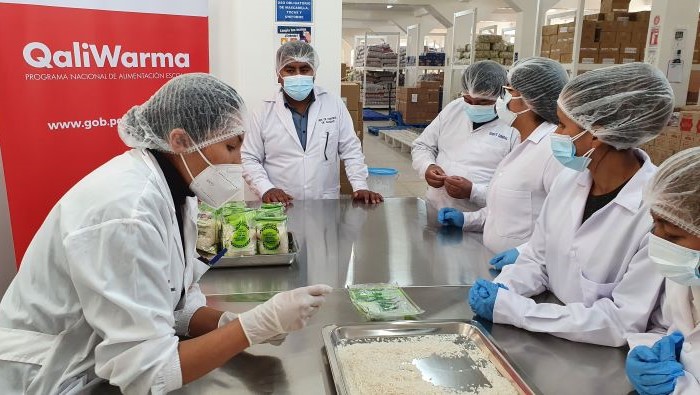 Arroz fortificado forma parte del servicio alimentario escolar de Qali Warma