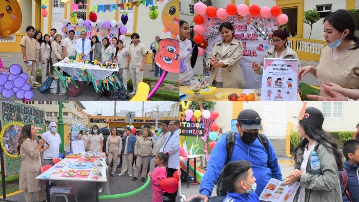 Padres aprendieron recetas saludables en feria de nutrición para evitar anemia en niños