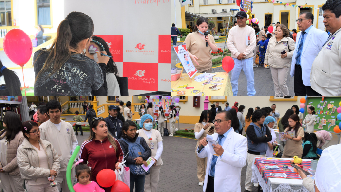 Padres aprendieron recetas saludables en feria de nutrición para evitar anemia en niños