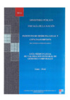 Vista preliminar de documento Guía Médico Legal de valoración integral de lesiones corporales.