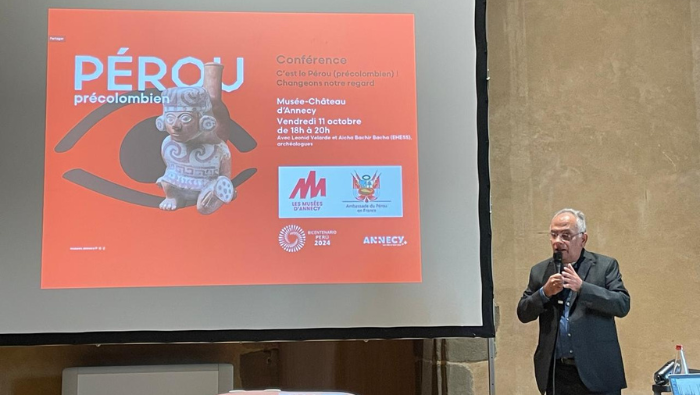 Exploran investigaciones sobre el Perú precolombino en conferencia académica en el Museo Château d’Annecy