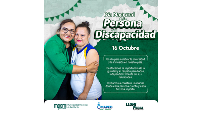 Día Nacional de las Personas con Discapacidad.