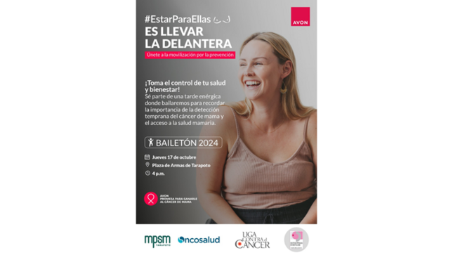 "Bailetón 2024", por el Día Internacional de la Lucha Contra el Cáncer de Mama. 