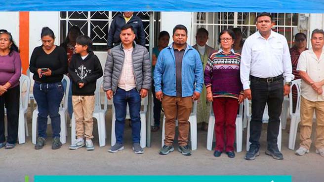 Alcalde anuncia pavimentación para el A.H. LOS PINOS