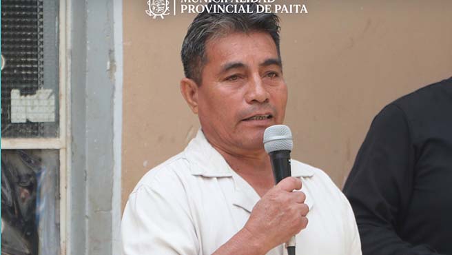 Alcalde anuncia pavimentación para el A.H. LOS PINOS