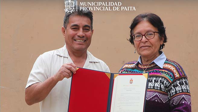 Alcalde anuncia pavimentación para el A.H. LOS PINOS