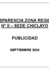 Vista preliminar de documento Publicidad Septiembre 2024 - Sunarp Zona Registral N.° II
