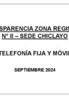 Vista preliminar de documento Telefonía fija y móvil Septiembre 2024 - Zona Registral N° II