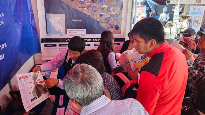 Conocer los volcanes: el IGP educa en Arequipa sobre la importancia del monitoreo volcánico