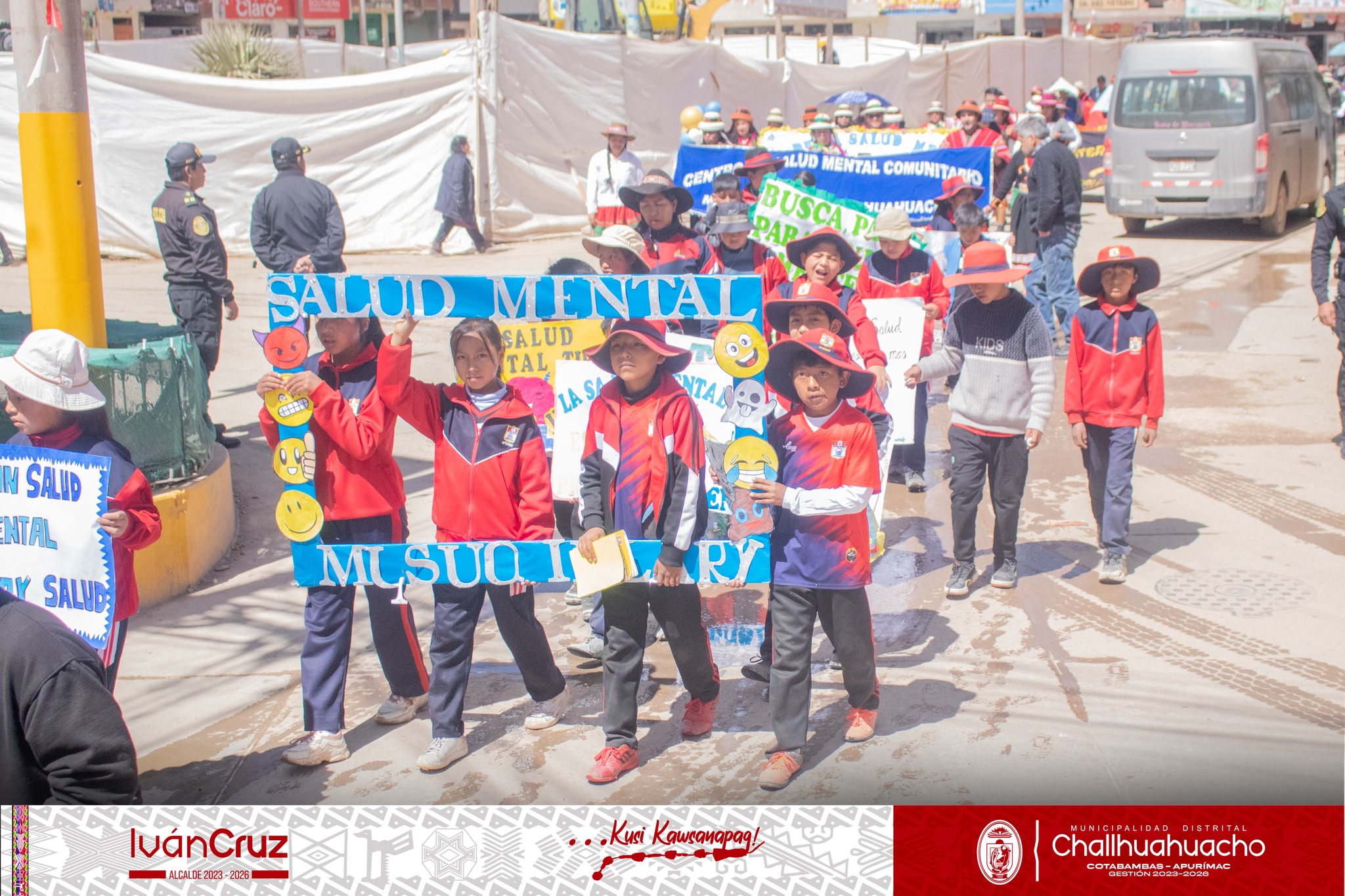 Foto de los niños por su dia