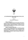Vista preliminar de documento ProyectodeLeydePresupuesto2005