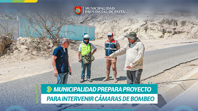 Municipalidad anuncia próxima intervención de las cámaras de bombeo.