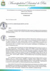 Vista preliminar de documento RESOLUCIÓN DE ALCALDÍA QUE RESUELVE Y APRUEBA LA LIQUIDACIÓN DE LA ACTIVIDAD "MANTENIMIENTO DE LA TROCHA CARROZABLE EN ELANEXO DE LLAUPA"