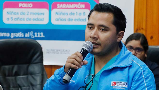 Municipalidad capacita a más de 70 actores sociales para campaña de vacunación contra la polio y el sarampion