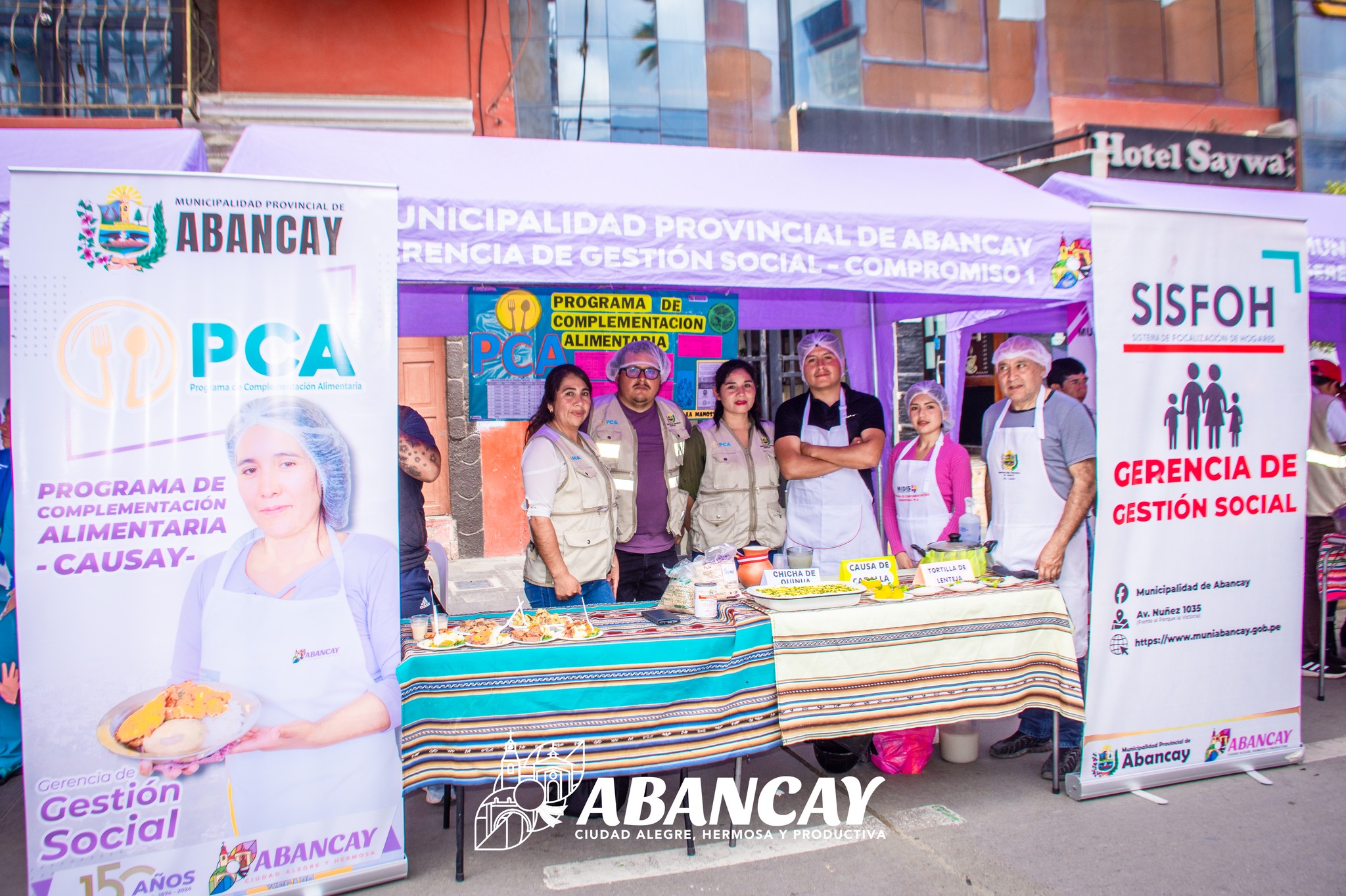 💯Municipalidad De Abancay E Instituciones Realizaron La Caravana Multisectorial Por El Día De La Alimentación Y Lucha Contra La Anemia.