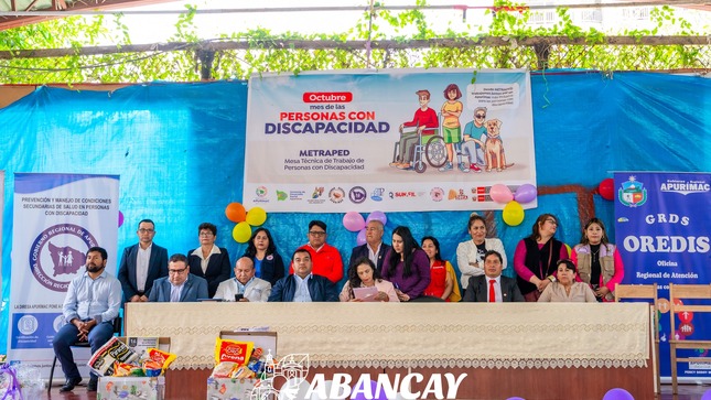 💯Municipalidad De Abancay Conmemora El Día Nacional De Las Personas Con Discapacidad.