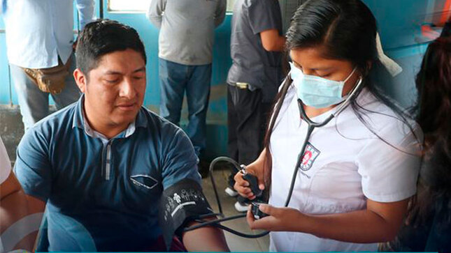 Municipalidad organiza campaña médica para trabajadores de maestranza.