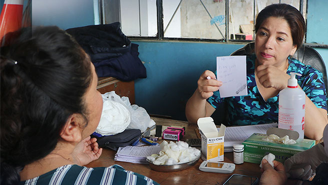 Municipalidad organiza campaña médica para trabajadores de maestranza.