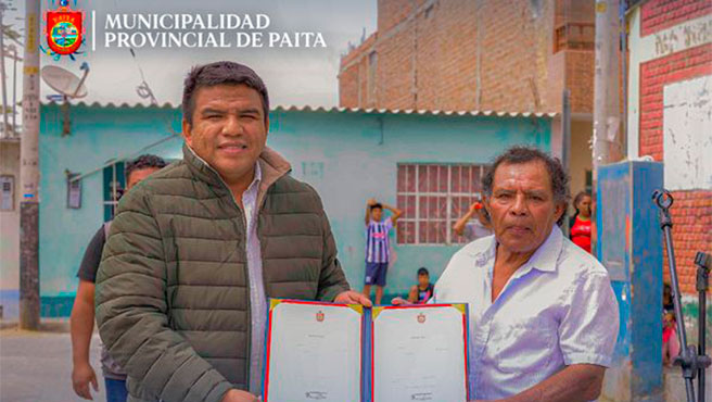 Alcalde participa de la celebración por el 38° aniversario del A.H Nueva Esperanza.