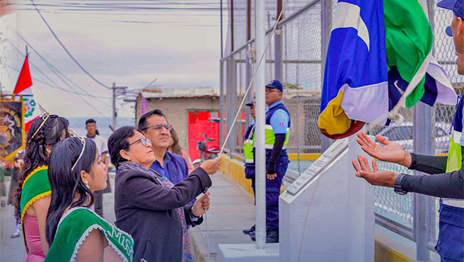 Alcalde participa de la celebración por el 38° aniversario del A.H Nueva Esperanza.