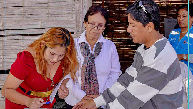 Alcalde, Pedro Cuadros apertura nuevo comedor popular en el sector Villa de Cristo.
