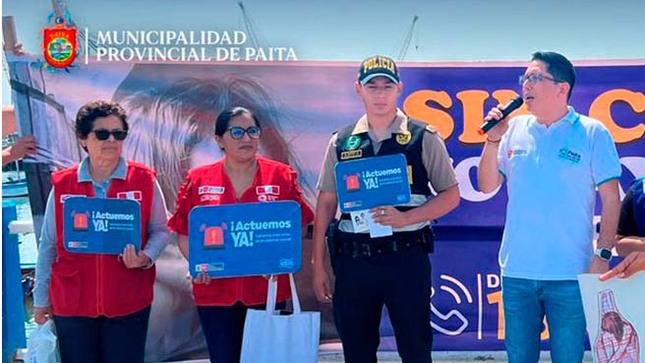 Municipalidad se une a la campaña "SIN CLIENTES NO HAY TRATA, DENUNCIA LA TRATA DE PERSONAS”