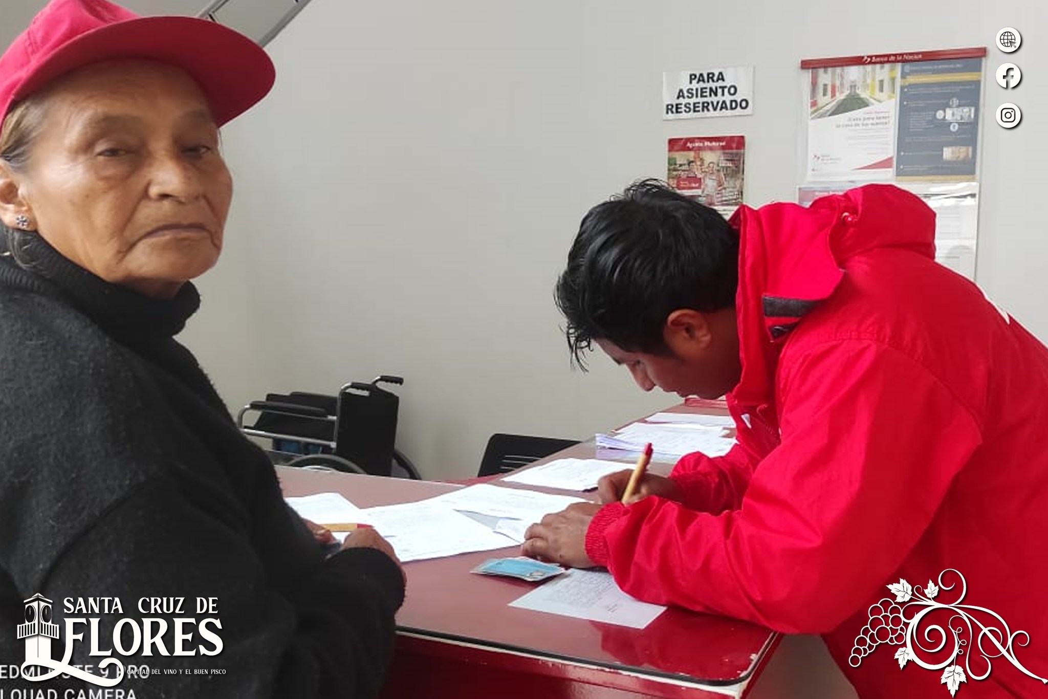Municipalidad de Santa Cruz de Flores facilita trámites bancarios para beneficiarios de Pensión 65 en Cañete