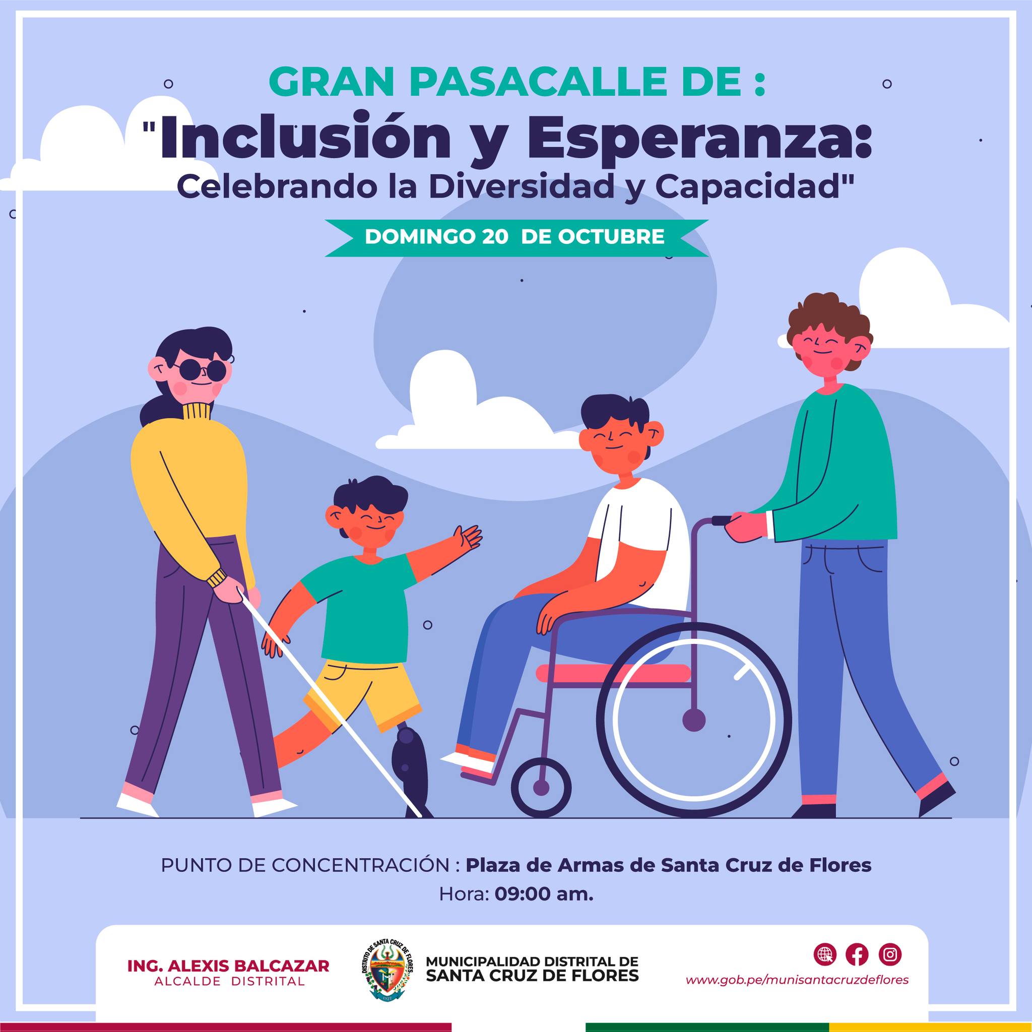 Únete al Gran Pasacalle "Inclusión y Esperanza